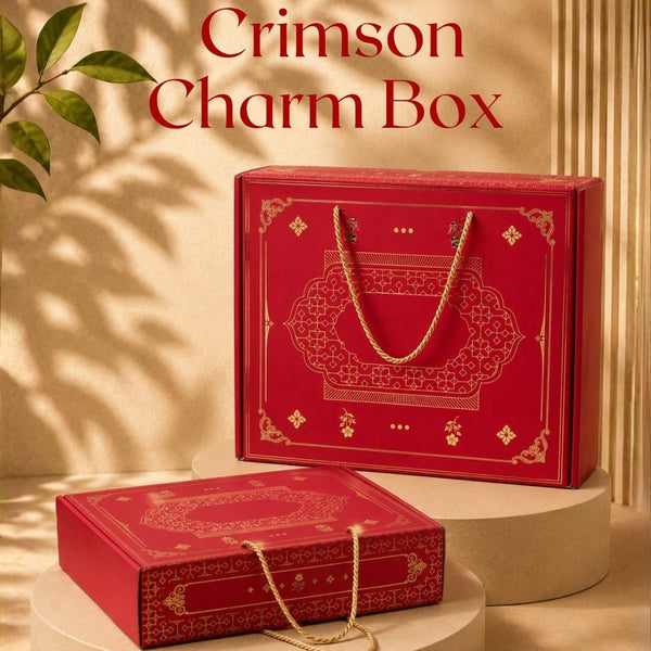 Crimson Charm Box (12x10x3) | Festive Collection | Sanskriti Collection 3.0