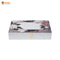 4 JAR HAMPER BOX - OFFWHITE & FLOWER FOIL PRINT | (13.75" x 9" x 2.75" )