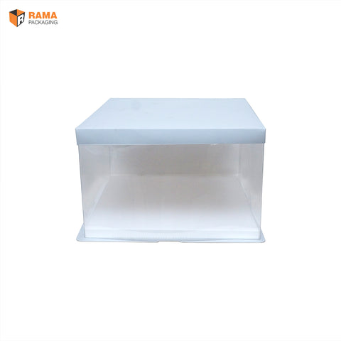 Tall Cake Box - (12"x12"x7.5") - White ( Window)