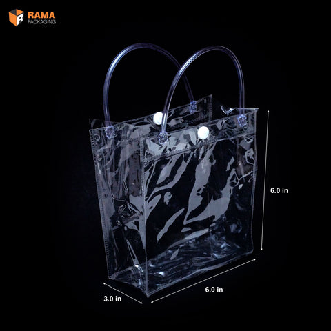 Transparent bag | Multipurpose |  (6"x 6"x 3")