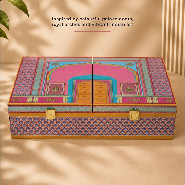 Rang Mahal Box (14"x9"x3.5") | Festive Collection | Sanskriti Collection 3.0