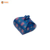BLUE FOIL CHOCOLATE DOM BOX WITH HANDLE | ( 8CMX8CMX6CM )