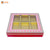 KALAMKARI DESIGN6 KHANA RIGID BOX WITH WINDOW | ( PINK ) | ( 11" x11" x 2") | DIWALI GIFT HAMPERS