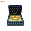 Royal Blue Premium Box with Carry Bag | Festive Box (10.5"×10.5"×2.5") |Sanskriti Collection