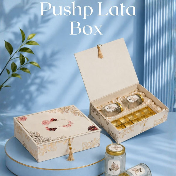 Pushp Lata Box (11.6"x9.7"x3.1") | Festive Collection | Sanskriti Collection 3.0