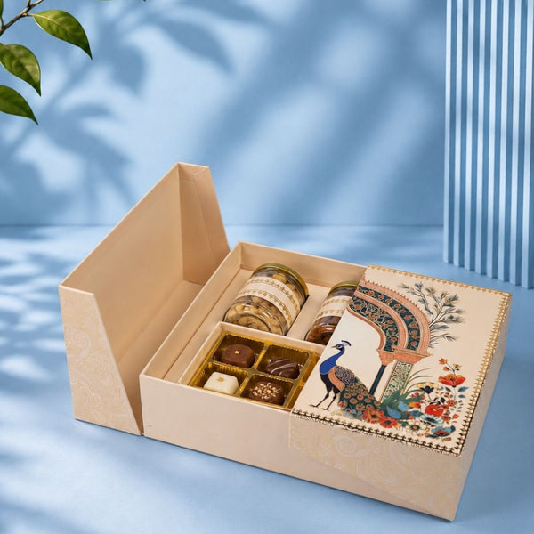 Shahi Courtyard Box (11.9"x9.8"x2.8") | Festive Collection | Sanskriti Collection 3.0
