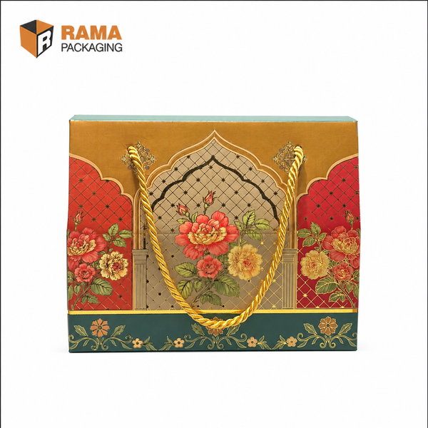 Emerald Brocade Box | Big | (10x5x4) | Festive Collection | Sanskriti Collection