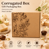 Corrugated Petal Craft Box – Sanskriti Collection – 7 x 5.5 x 2 inch