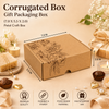 Corrugated Petal Craft Box – Sanskriti Collection – 7 x 5.5 x 2 inch