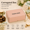 Corrugated Mailer Box – Peach Hamper Box – 12 x 8 x 5 inch