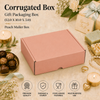 Corrugated Mailer Box – Peach Hamper Box – 12 x 10 x 3 inch