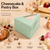 Cake Slice Box – Triangle – Mint – 5.5 x 4 x 2.5 inch