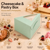 Cake Slice Box – Triangle – Mint – 5.5 x 4 x 2.5 inch