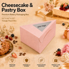 Cake Slice Box – Triangle – Peach – 5.5 x 4 x 2.5 inch
