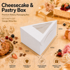 Cake Slice Box – Triangle – White – 5.5 x 4 x 2.5 inch