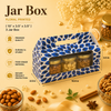 Jar Box for 3 - New Collection (FLORAL PRINTED) - Hamper Bag- (10.0" x 3.5" x 3.5" )