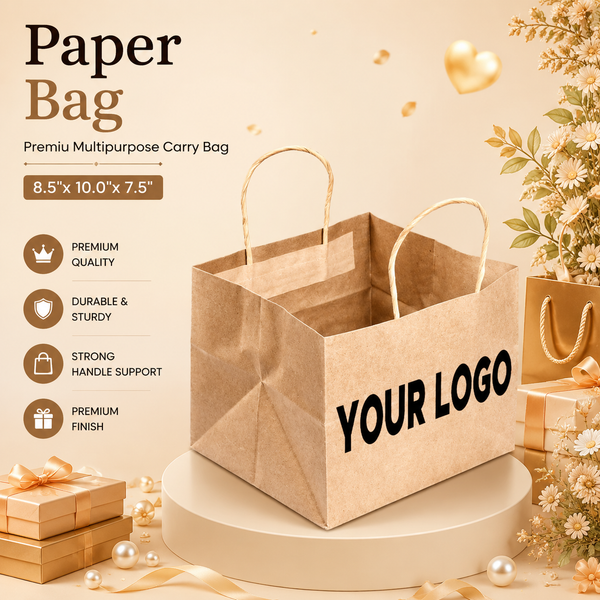 Paper Bagfor 500g - MultiPurpose - (8.5"x 10.00"x 7.5")