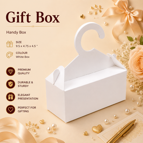 HANDY BOXWHITE (9.5 x 4.75 x 4.5 inches)