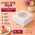 Cake Box - 500g - 7" x 7" x 3" - White Box