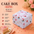 Cake Box - 500g - 8"x8"x5" - Printed Box