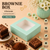 Brownie Box – 4 Piece – Mint – 5.75 x 5.75 x 1.75 inch