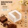 Brownie Box – 1 Piece – White – 3 x 3 x 1.75 inch