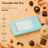 Chocolate Bar Box - Mint - (17.0 cm x 9.0 cm x1.5 cm )