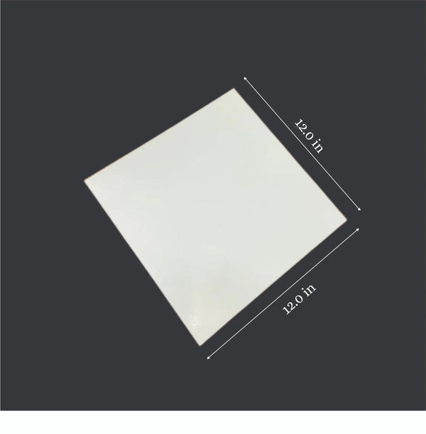 White Square Cake Plate (Cake Base Board) (12"x12")