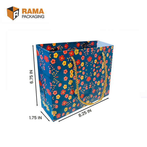 Floral Bag with handle| Festive Collection | Sanskriti Collection