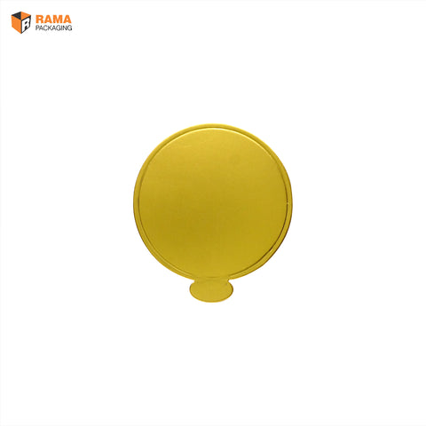 Golden Round Pastry Base | ( 9 Cm)| paper pastry base