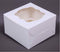  4 Cupcake Box White