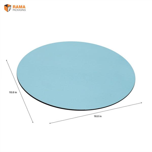 Blue Round Cake Plate (Cake Base Board)(10"x10")