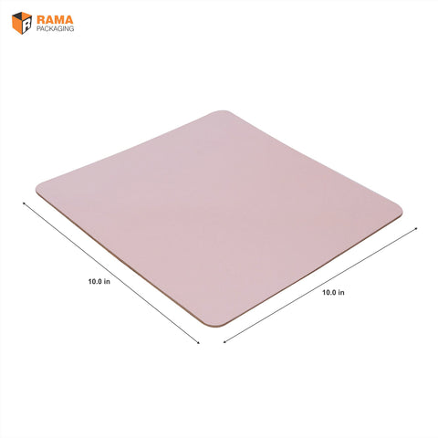 Peach Square Cake Plate (Cake Base Board)(10"x10")