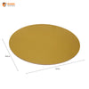 Golden Round Cake Plate (Cake Base Board) (14.0"X14.0")