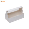 2 Brownie Box White (6" X 3" X 1.75")