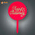 Cake Tag Happy Anniversary Red