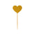 Golden Heart | Cupcake Topper | Pack Of 40