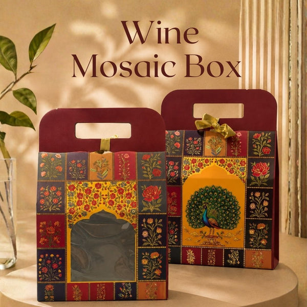 Wine Mosaic Box-Big | Festive Collection | Sanskriti Collection 3.0