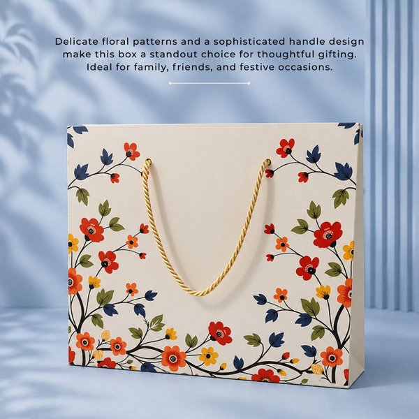 Cream Garland Box | Festive Collection | Sanskriti Collection 3.0