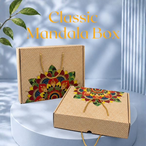Classic Mandala Box (12x10x3) | Festive Collection | Sanskriti Collection 3.0