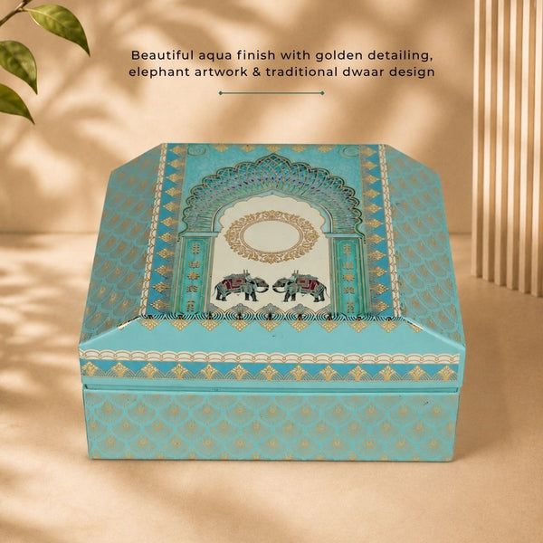 Gajraj Dwaar Box (9.7"x8.5"x4.80") | Festive Collection | Sanskriti Collection 3.0