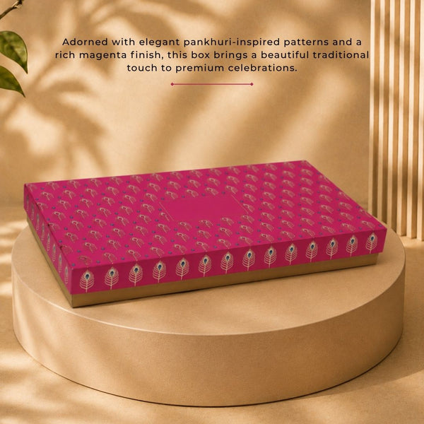 Magenta Pankhuri Box | Festive Collection | Sanskriti Collection 3.0