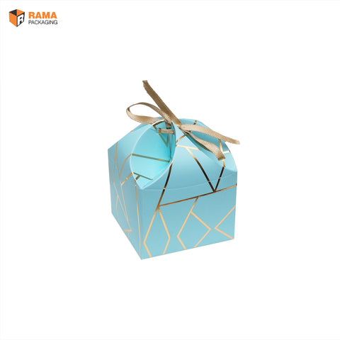 Dom Box | Hamper Box | Blue (8.0 cm x 8.0 cm x 6.0 cm)