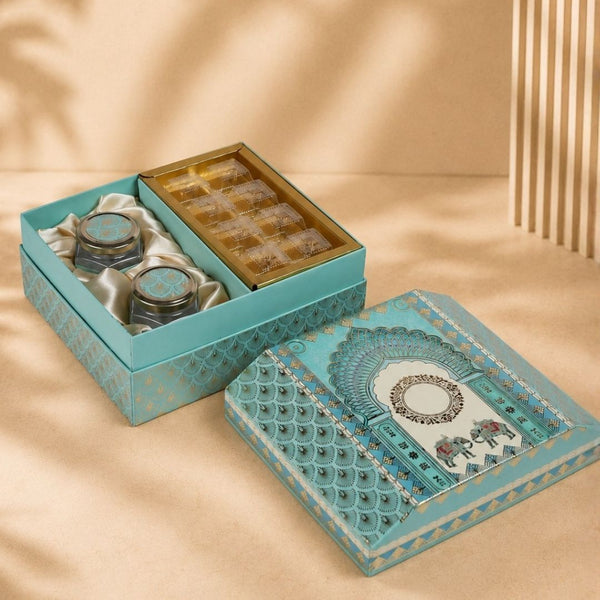 Gajraj Dwaar Box (9.7"x8.5"x4.80") | Festive Collection | Sanskriti Collection 3.0