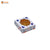 4 Cavity Chocolate Box |Marble Print (3.75'x3.75"x1.5")