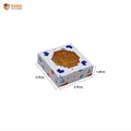 4 Cavity Chocolate Box |  Marble Print (3.75'x3.75"x1.5")