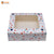 9 Brownie Box White |MARBLE PRINTED | Festive Collection (8.5"" X 8.5" X 2.5")