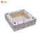 9 Brownie Box White |  MARBLE PRINTED | Festive Collection (8.5"" X 8.5" X 2.5")