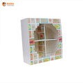 4 Partition Box | Hamper Box | Festive Collection (8.0"x7.25"x3.")