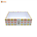 TRANSAPARENT HAMPER BOX | Festive Collection (10.5" x 8.0" x 3.0")
